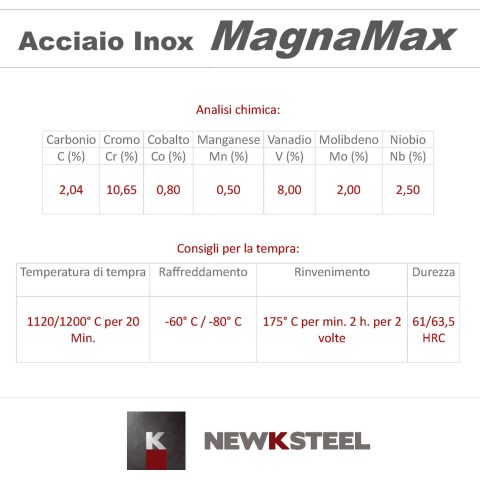 quadrato MagnaMax analisi e tempra3